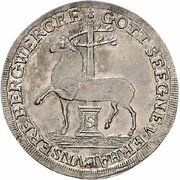 ⅓ Thaler - Frederick Botho and Charles Louis, Germany, 1762 reverse image