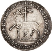⅓ Thaler - Frederick Botho and Charles Louis, Germany, 1766 reverse image