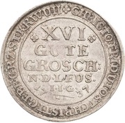 16 Gute Groschen - Christof Frederick and Jost Christian obverse image