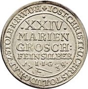 24 Mariengroschen - Jost Christian and Christof Louis II obverse image