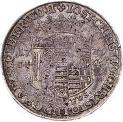 ⅔ Thaler - Jost Christian and Christof Louis II obverse image