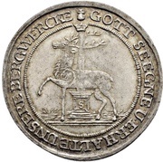 ⅔ Thaler - Christof Louis II and Frederick Botho, Germany, 1739-1756 reverse image