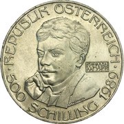 500 Schilling Koloman Moser obverse image