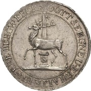 ⅔ Thaler - Charles Louis and Henry Christian Frederick, Germany, 1796 reverse image