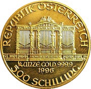 500 Schilling Vienna Philharmonic; Gold Bullion Coinage obverse image