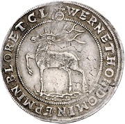 1 Thaler - Wolfgang George, Germany, 1623 reverse image