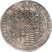 1 Thaler - John Martin I, Germany, 1660 reverse image