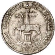 1 Thaler - Christof Frederick and Jost Christian, Germany, 1706 reverse image