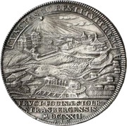 1 Thaler - Christof Frederick and Jost Christian, Germany, 1722 reverse image