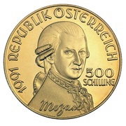 500 Schilling Don Giovanni obverse image
