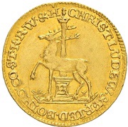 ½ Ducat - Christoff Louis II and Frederick Botho obverse image