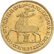 ½ Ducat - Charles Louis and Henry Christian Frederick obverse image