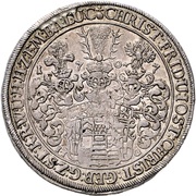 2 Thalers - Christof Frederick and Jost Christian obverse image