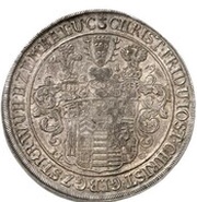 2 Thalers - Christof Frederick and Jost Christian obverse image