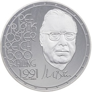 500 Schilling Karl Böhm obverse image