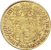 1 Ducat - Charles Louis and Henry Christian Frederick, Germany, 1768-1770 reverse image