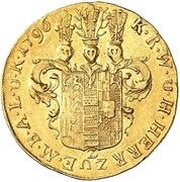 1 Ducat - Charles Louis, Germany, 1796 reverse image