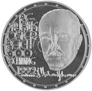 500 Schilling Richard Strauss obverse image