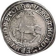 ⅙ Thaler - Henry Ernest I, Germany, 1671-1672 reverse image