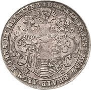 ¼ Thaler - Christian Ernest I, Germany, 1724-1725 reverse image