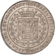 ½ Thaler - Christian Ernest, Germany, 1738 reverse image