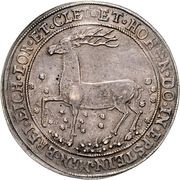 1 Thaler - Henry Ernest I, Germany, 1672 reverse image