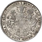 1 Thaler - Christian Ernest, Germany, 1724 reverse image
