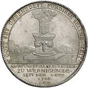 1 Thaler - Christian Ernest I 50th Years of Reign, Germany, 1760 reverse image