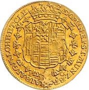 1 Ducat - Christian Ernest I, Germany, 1742-1759 reverse image