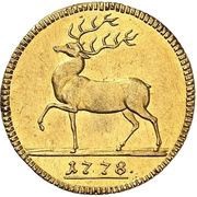 1 Ducat - Henry Ernest II, Germany, 1778 reverse image