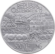 500 Schilling River Region obverse image