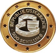 500 Schilling European Union Membership obverse image