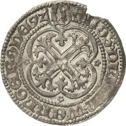 1 Groschen - Henry XIX, Germany, 1492-1493 reverse image