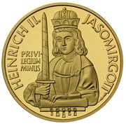 500 Schilling Heinrich II Jasomirgott reverse image