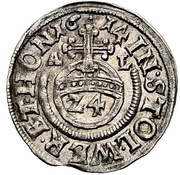 1 Groschen - Henry XXII and Wolfgang George, Germany, 1613-1615 reverse image
