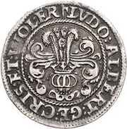 ¼ Thaler - Louis, Henry, Albert George, Christoph and Wolf Ernest obverse image
