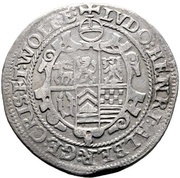½ Thaler - Louis II, Henry XXI, Albert George, Christof I and Wolfgang Ernest obverse image