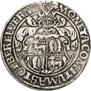 1 Thaler - Wolfgang, Louis II, Henry XXI, Albert George and Christoph, Germany, 1545-1546 reverse image