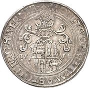 1 Thaler - Wolfgang, Louis II, Henry XXI, Albert George and Christof I, Germany, 1547-1555 reverse image