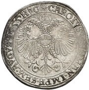 1 Thaler - Louis II, Henry XXI, Albert George and Christof I, Germany, 1555-1556 reverse image