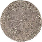 1 Thaler - Louis II, Henry XXI, Albert George and Christof I, Germany, 1559 reverse image