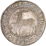 1 Thaler - Louis II, Albert George, Christof I and Wolf Ernest, Germany, 1573-1575 reverse image