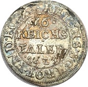 1⁄16 Thaler, Germany, 1624-1632 reverse image