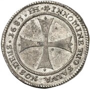 ⅓ Thaler Swedish Occupation, Germany, 1683 reverse image