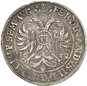 1 Thaler, Germany, 1628-1630 reverse image