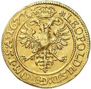 1 Ducat, Germany, 1677 reverse image