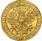 6 Ducats, Germany, 1662 reverse image