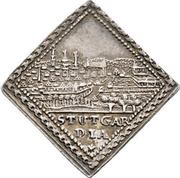 ½ Ducat Klippe; Silver pattern strike obverse image