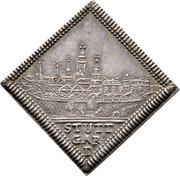 ½ Ducat Klippe; Silver pattern strike; New year obverse image