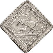 2 Ducats Klippe, Germany, 1740 reverse image